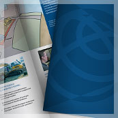 Рекламно-информационная брошюра «Система контроля строительной техники Construction Manager» для компании Trimble