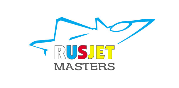 Основное начертание эмблемы для авиамодельных мероприятий RusJet Masters