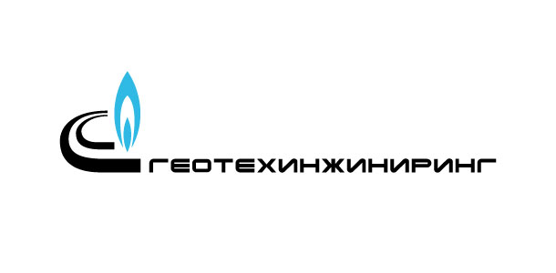 Горизонтальный вариант логотипа компании «ГЕОТЕХИНЖИНИРИНГ»