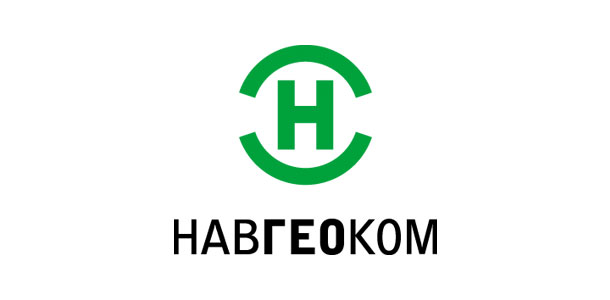 Логотип компании НАВГЕОКОМ, разработанный в студии Артемия Лебедева в 2005 году